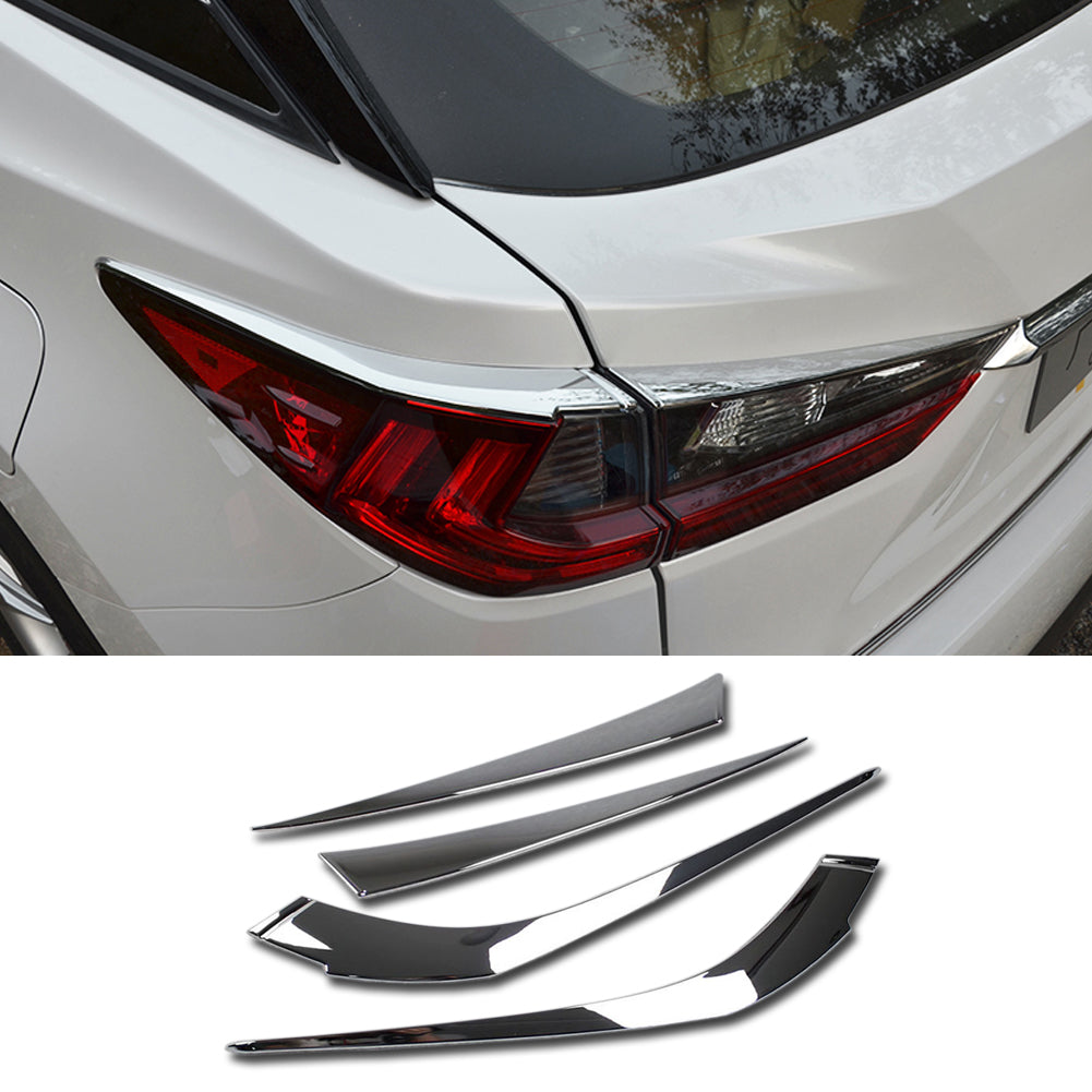 For Lexus RX350 RX450h 2016-2022 Chrome Tail Light Lamp Trim