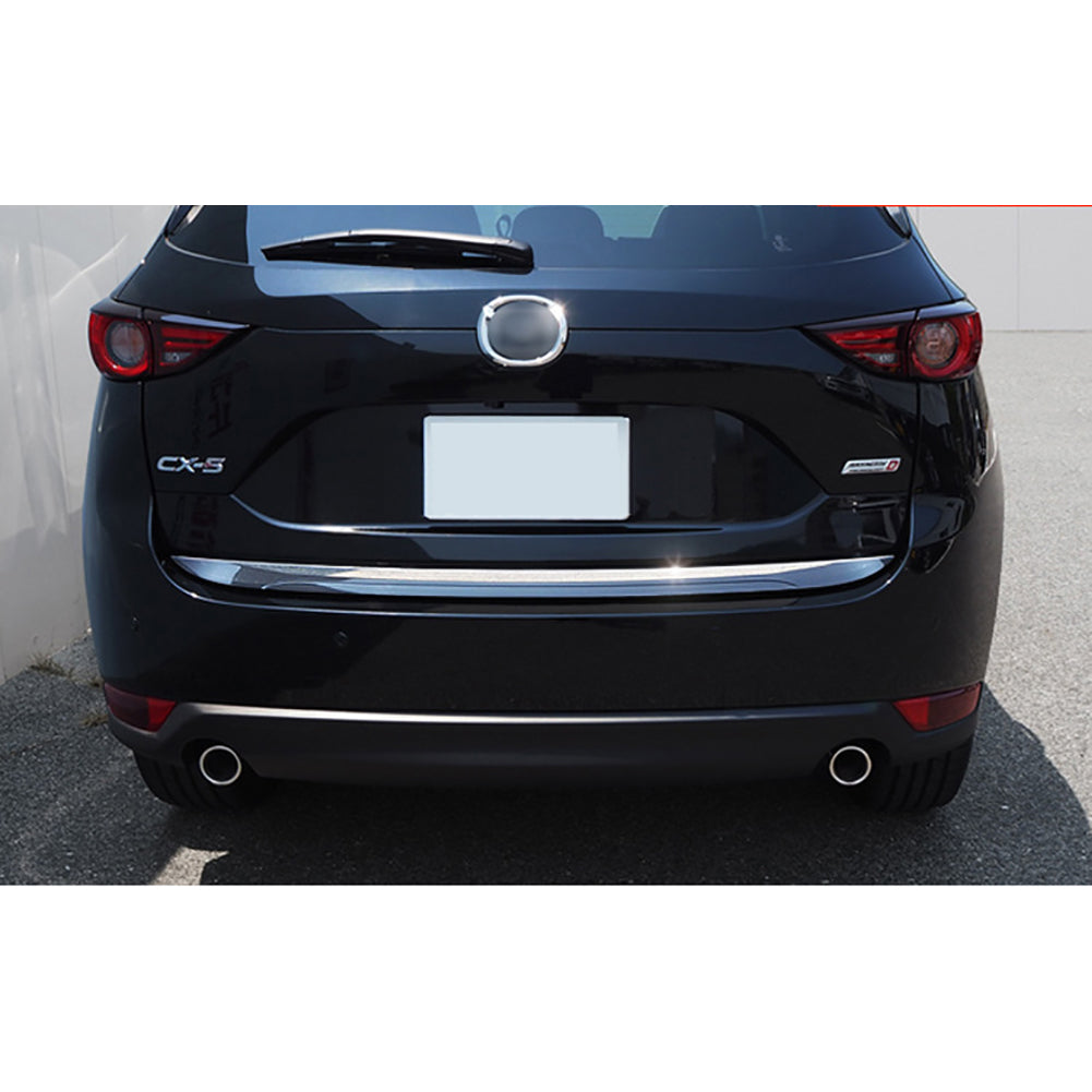 For Mazda 2017-2024 CX-5 CX5 Door Trunk Lid Molding Trim Chrome