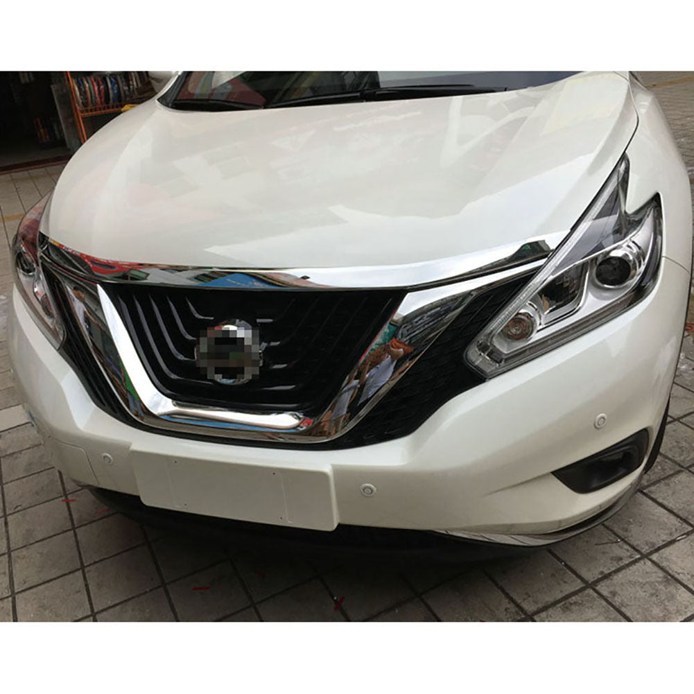 For Nissan Murano 2015-2019 Hood Grill Cover Bonnet Molding Trim