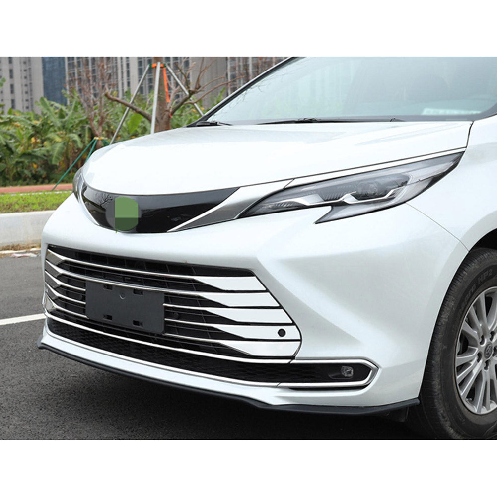 For Toyota Sienna 2021 2022 2023 2024 Grill Grille Cover Trim Trims