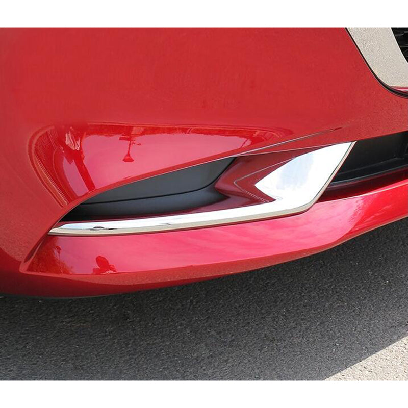 ABS Carbon Faser Auto Zubehör Für Mazda 3 Limousine Axela 2019 2020 Hinten  Schwanz Nebel Licht Foglight Lampe Rahmen Molding Abdeckung Borte Von 20,71  €