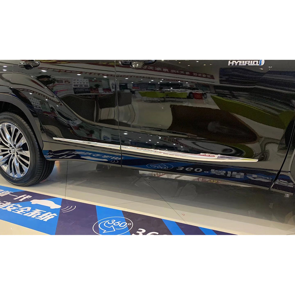 For Toyota Highlander 2020-2024 Chrome Body Door Molding Trim
